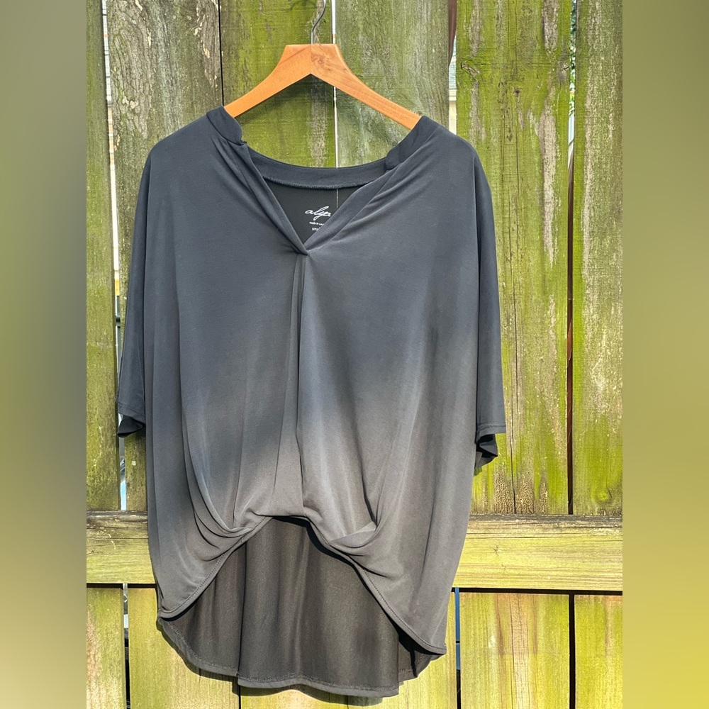 Over sized black blouse size small